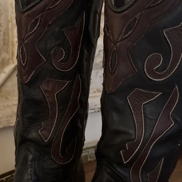 SEYCHELLES cowgirl boots. Made in Mexico real Vero Cucio Leather - Picture 5 of 9